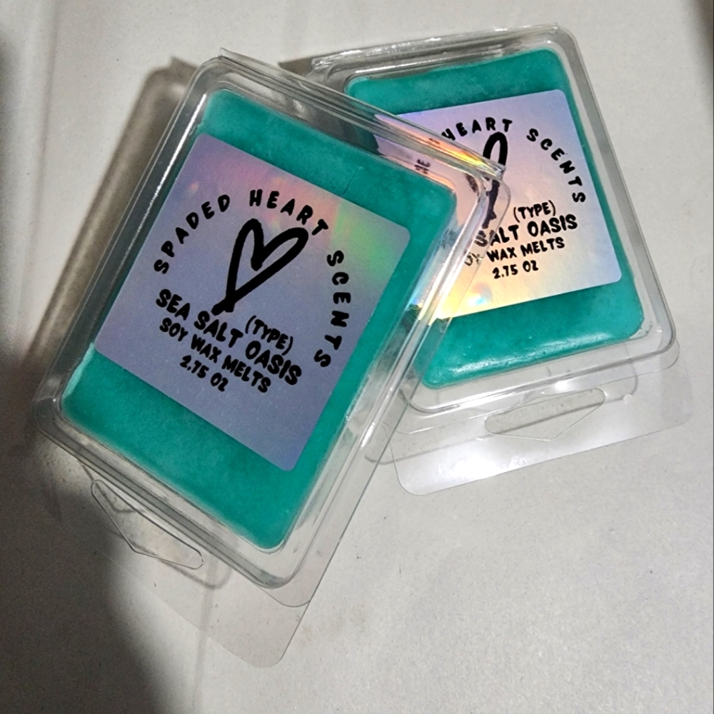Sea Salt Oasis (type) Wax Melts (Handcrafted)